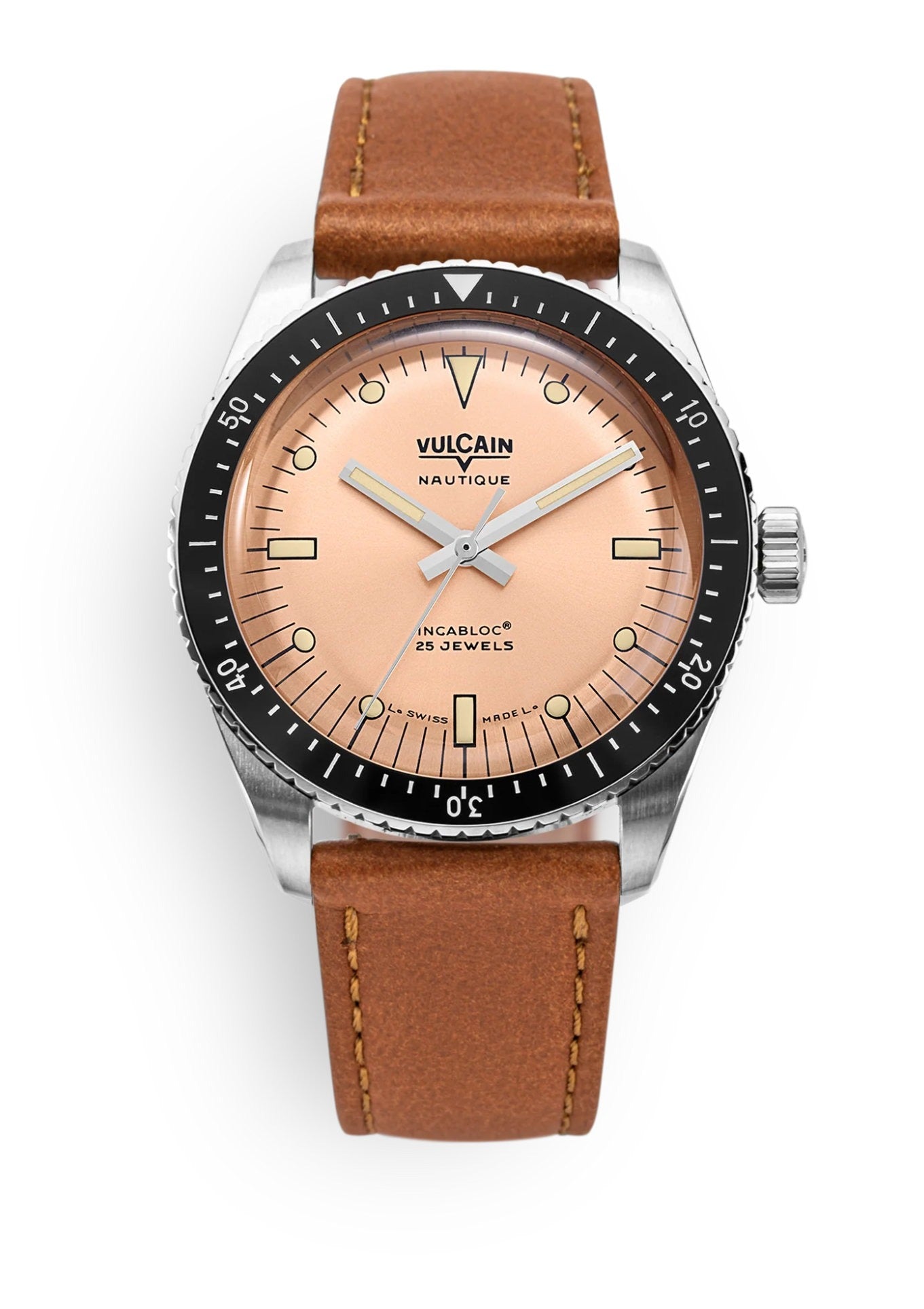 Brown leather strap