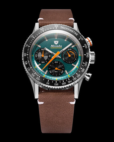 Nivada Grenchen Chronoking Mecaquarz Racing Green 87051Q