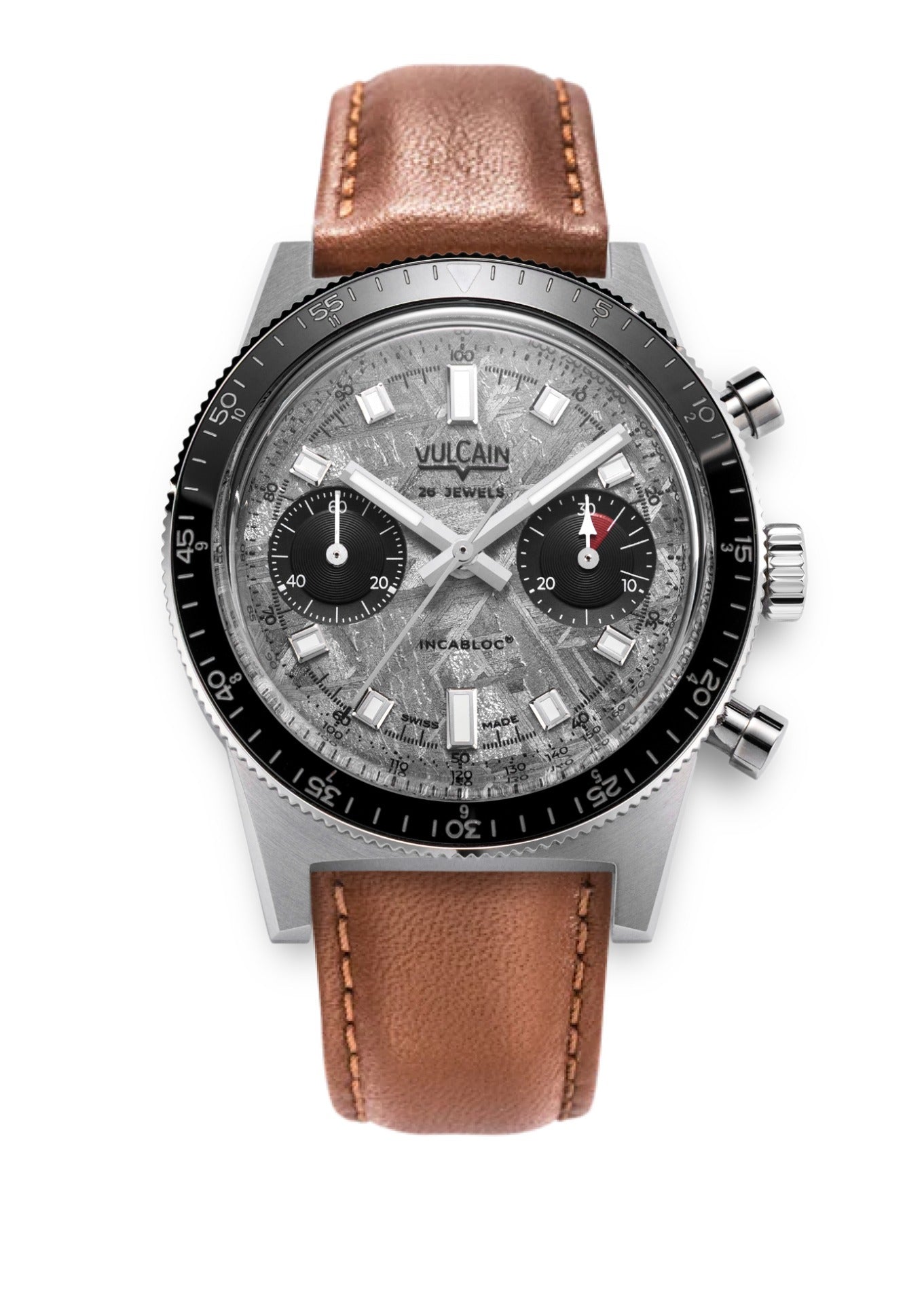 Brown leather strap