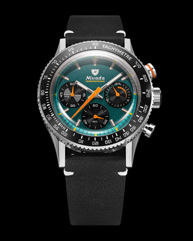 Nivada Grenchen Chronoking Mecaquarz Racing Green 87051Q
