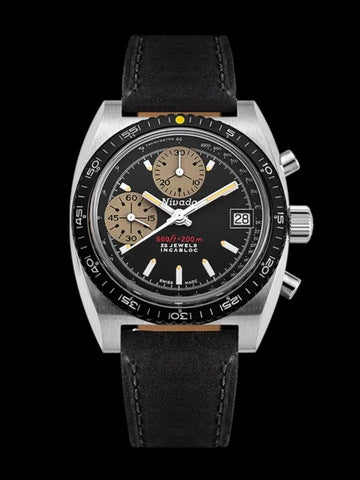 Nivada Grenchen Chronosport Yellow 77001A