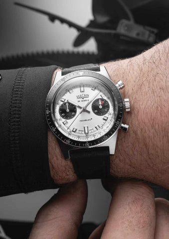 Vulcain Skindiver Chronograph White 590176A57