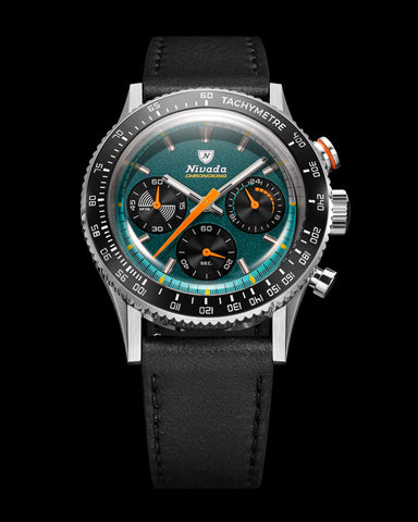 Nivada Grenchen Chronoking Mecaquarz Racing Green 87051Q