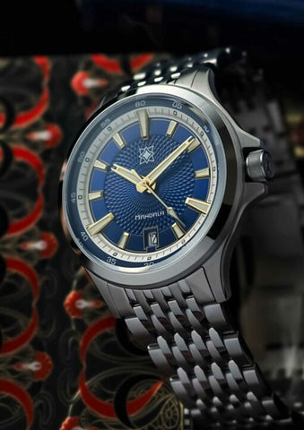 Echo Neutra Averau 39mm 3Hands Blue Degrade