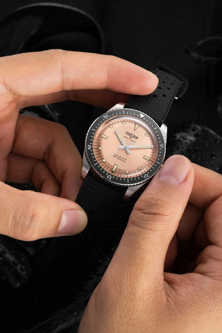 Vulcain Skindiver Nautique Salmon - Beige Lume