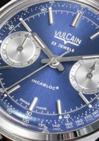 Vulcain Chronograph Blue