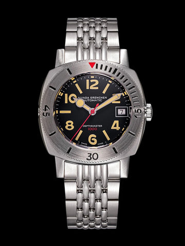 Nivada Grenchen Depthmaster - Numerals Date Black 14106A01