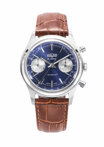 Vulcain Chronograph Blue
