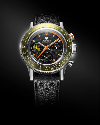 Nivada Grenchen Chronoking Mecaquarz Racing Carbon 87049Q