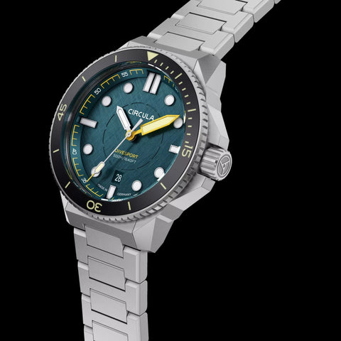 Circula DiveSport Titan Petrol-Schwarz