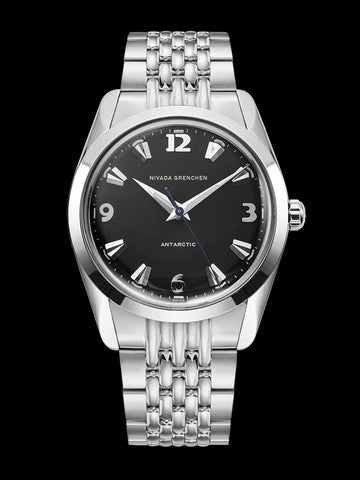 Nivada Grenchen Antarctic 35mm Black -  White Lume 35002M