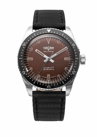 Vulcain Skindiver Nautique Brown