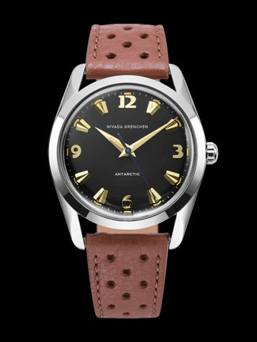 Nivada Grenchen Antarctic 35mm Black -  Beige Lume 35017M