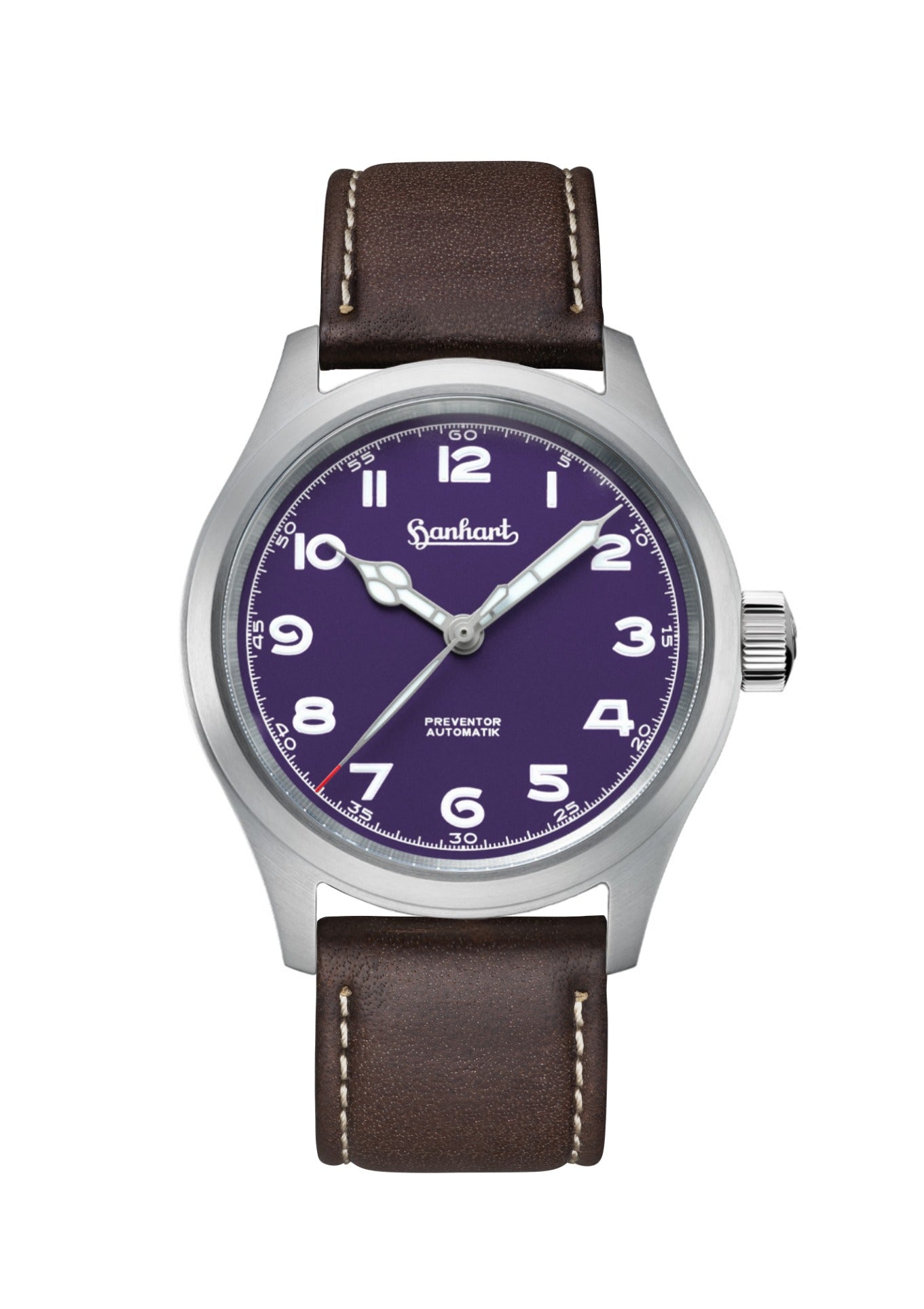 Lederband Dunkelbraun M