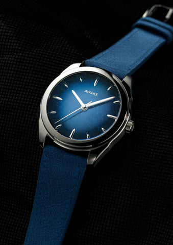 Awake Son Mai Silver Leaf Vignette Moonlight Blue