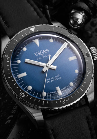 Vulcain Skindiver Nautique Blue - White Lume 660170B37