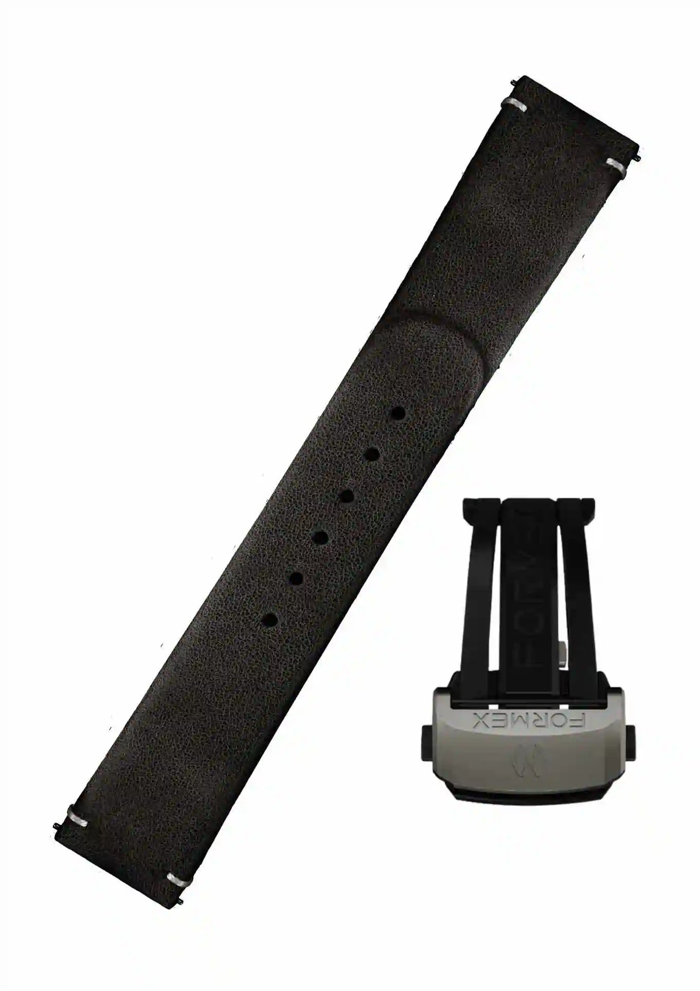 Leather strap. Black