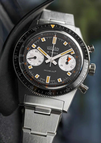 Vulcain Skindiver Chronograph Black 590176A07