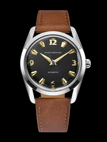 Nivada Grenchen Antarctic 35mm Black -  Beige Lume 35017M