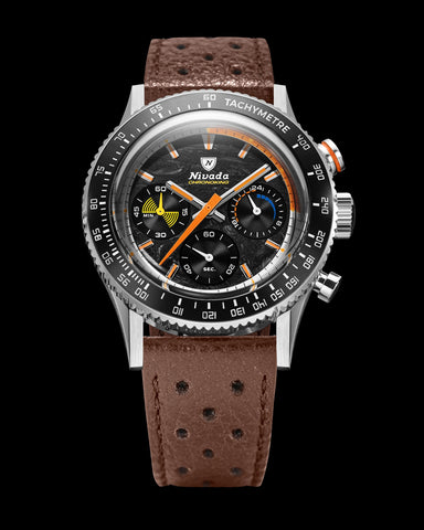 Nivada Grenchen Chronoking Mecaquarz Racing Carbon 87049Q