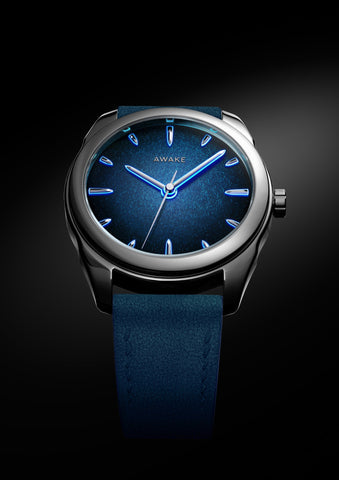 Awake Son Mai Silver Leaf Vignette Moonlight Blue