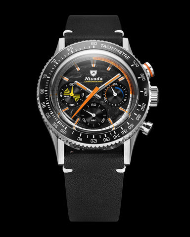 Nivada Grenchen Chronoking Mecaquarz Racing Carbon 87049Q