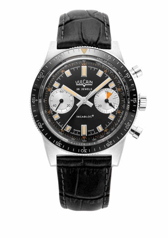 Vulcain Skindiver Chronograph Black 590176A07