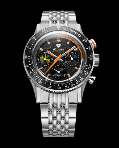 Nivada Grenchen Chronoking Mecaquarz Racing Carbon 87049Q