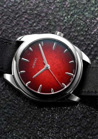 Awake Son Mai Silver Leaf Vignette Carmine Red