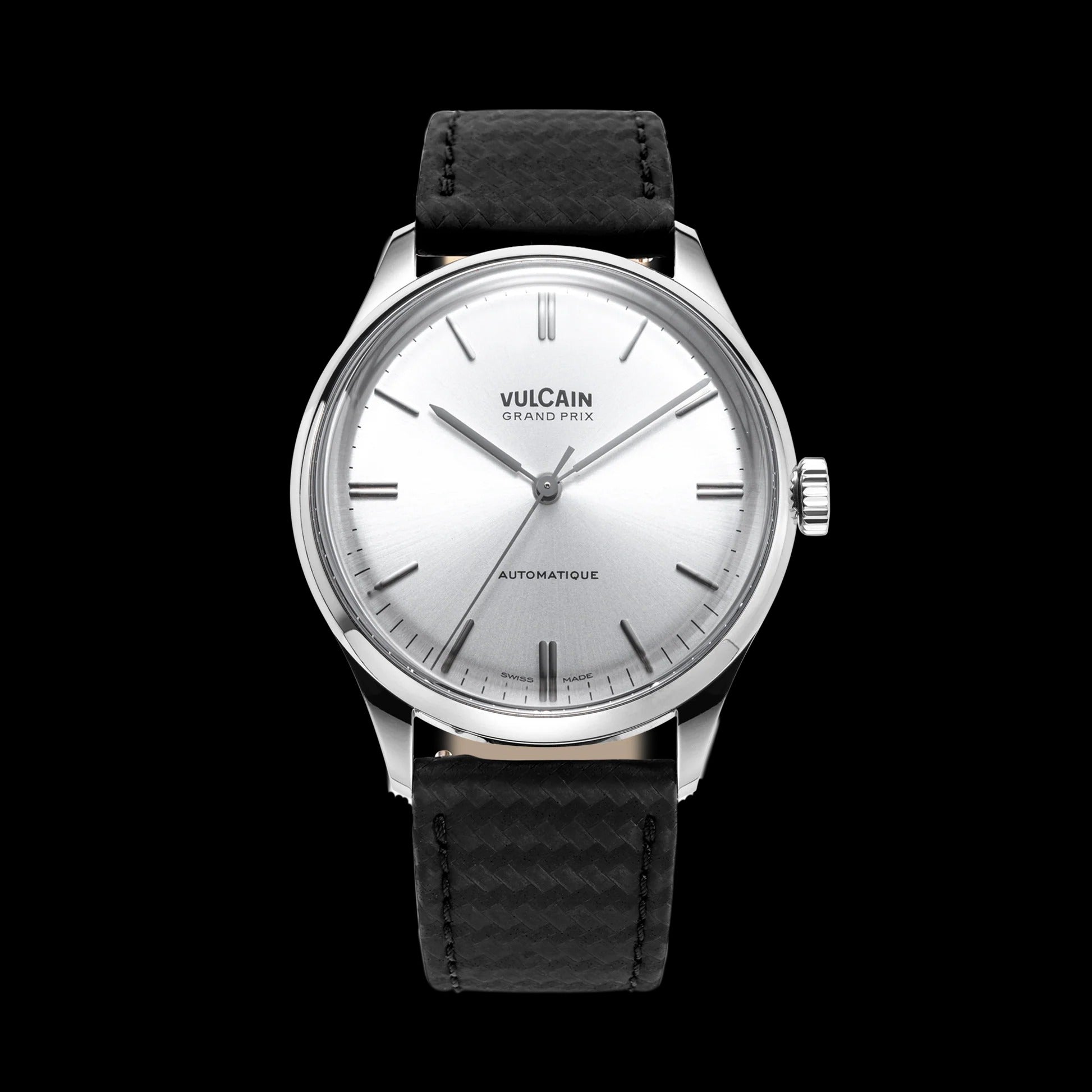 Lederband Schwarz carbon-Stuktur