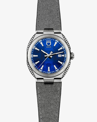 ID Geneve Circular S – Blue – Brushed Sides
