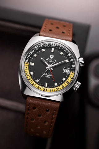 Nivada Grenchen Antarctic GMT Black 32043A