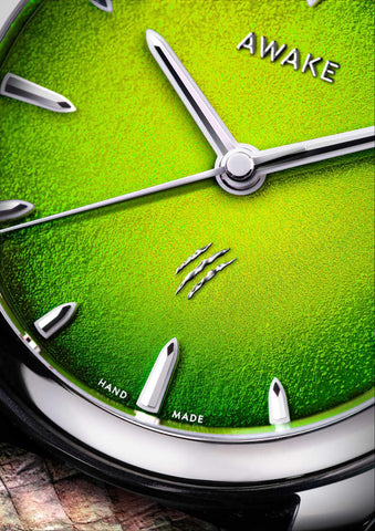 Awake Sơn Mài - Silver Leaf Jurassic Watch Raptors Limited Edition