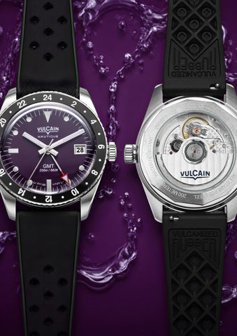 Vulcain Skindiver Nautique GMT Purple Limited Edition 680174A17
