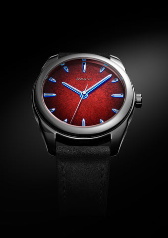 Awake Son Mai Silver Leaf Vignette Carmine Red