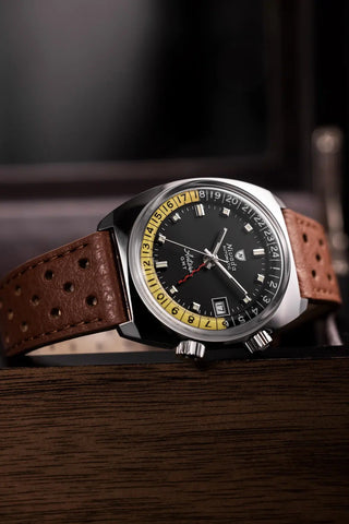 Nivada Grenchen Antarctic GMT Black 32043A