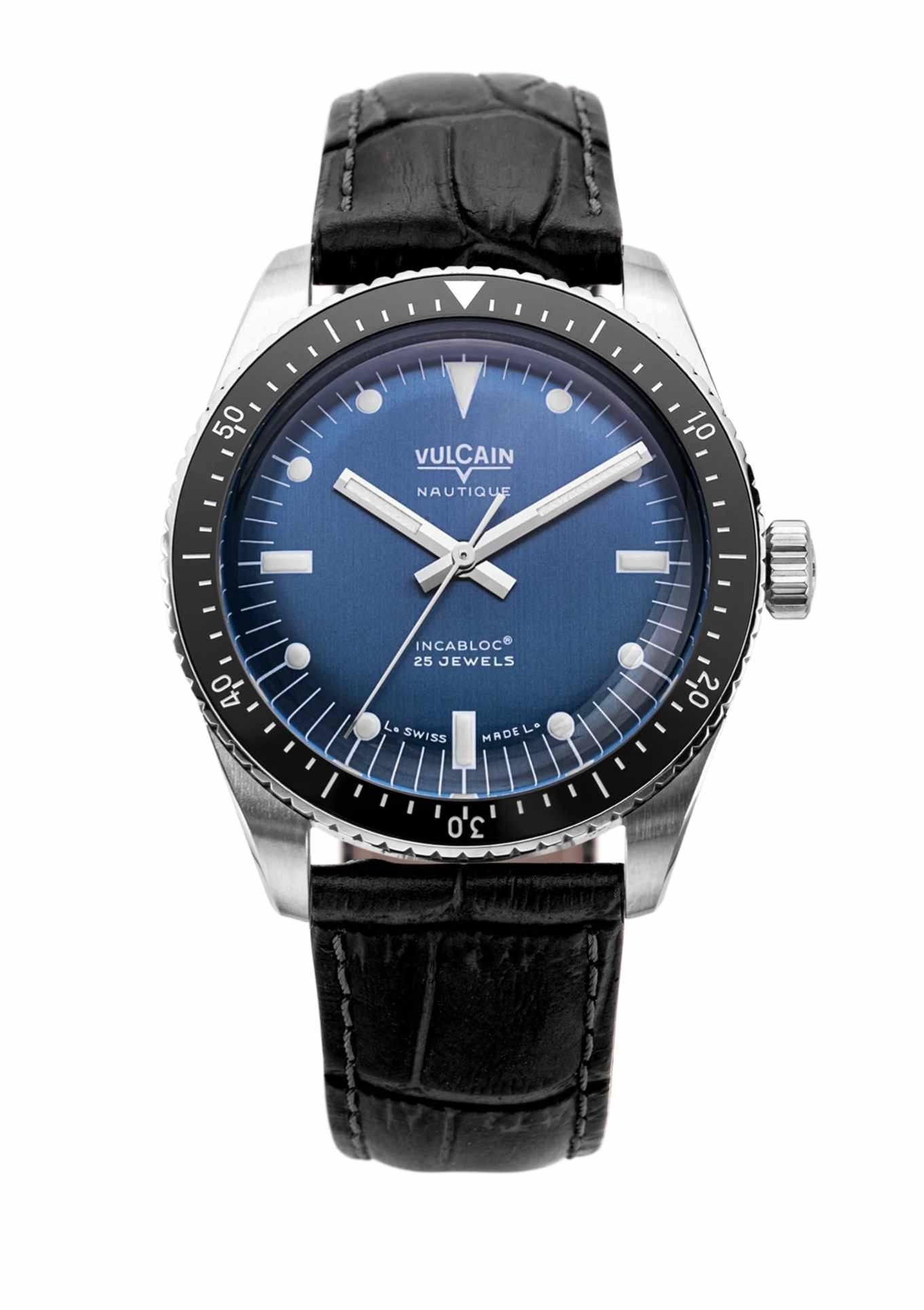 LederbandSchwarz Kroko-Prägung