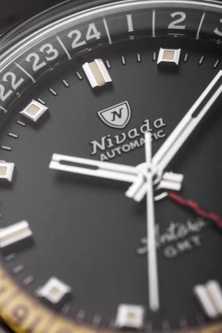 Nivada Grenchen Antarctic GMT Black 32043A