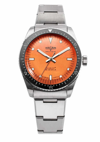 Vulcain Skindiver Nautique Orange