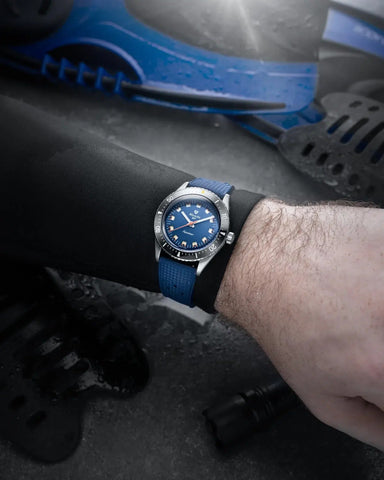 Nivada Grenchen Aquamar Blue 32074A