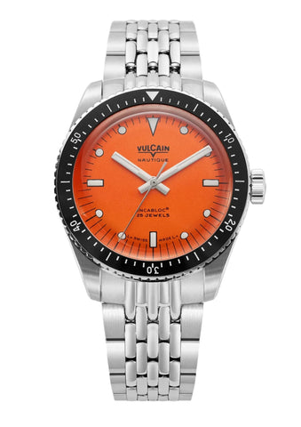 Vulcain Skindiver Nautique Orange