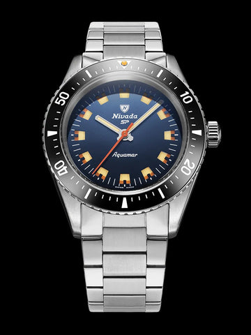 Nivada Grenchen Aquamar Blue 32074A