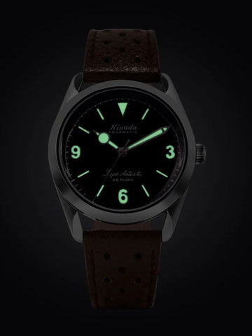 Nivada Grenchen Antarctic 3.6.9 Black Vintage 32032A