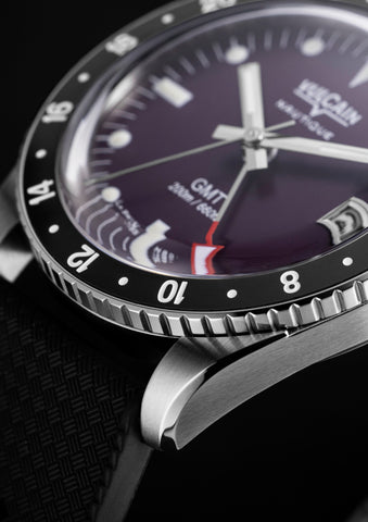 Vulcain Skindiver Nautique GMT Purple Limited Edition 680174A17