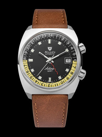 Nivada Grenchen Antarctic GMT Black 32043A