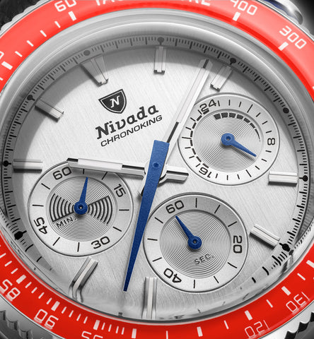 Nivada Grenchen Chronoking Mecaquarz Racing Grey 87046Q