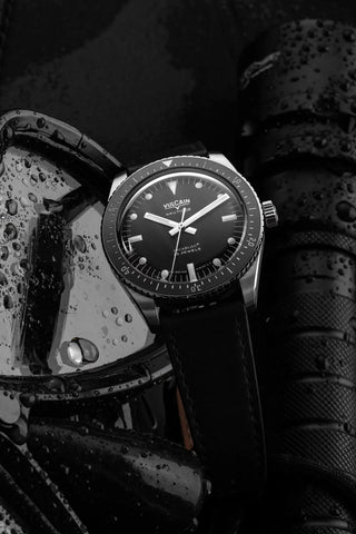 Vulcain Skindiver Nautique Black - White Lume 660170B07