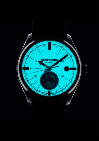 Echo/Neutra Averau 39mm Moon Phase White Big Moon