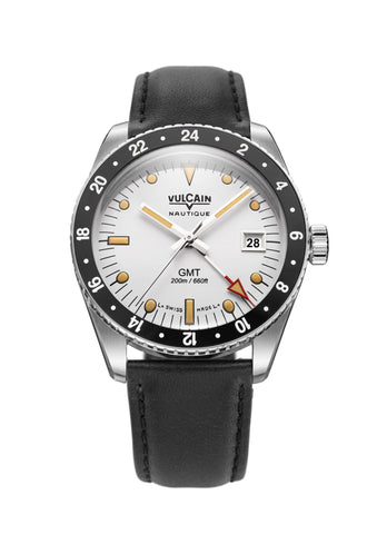 Vulcain Skindiver Nautique GMT White 680174A57