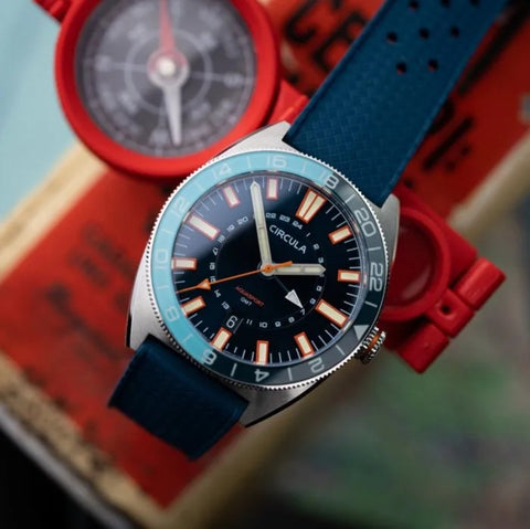 Circula AquaSport GMT Blau Outlet